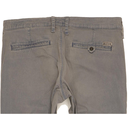 Mustang Ohio Men Blue Straight Slim Chino Stretch Jeans W33 L32