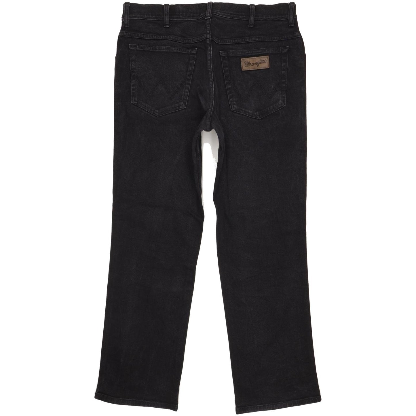 Wrangler Texas Men Black Straight Regular Jeans W35 L30