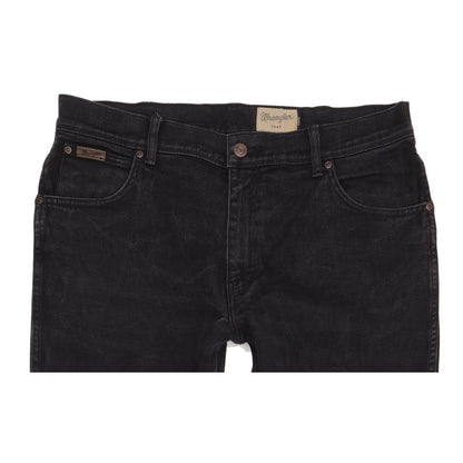 Wrangler Texas Men Black Straight Regular Jeans W35 L30