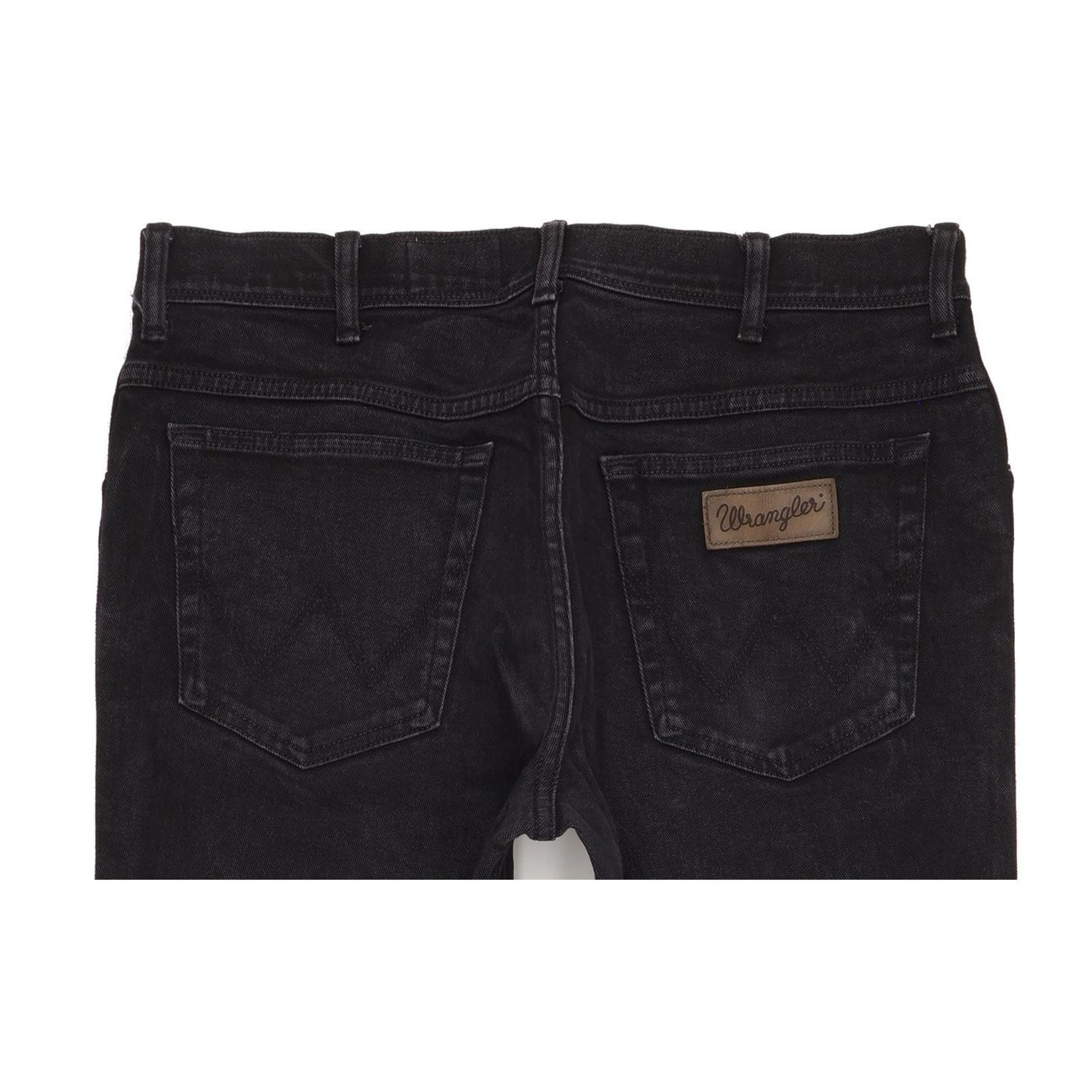 Wrangler Texas Men Black Straight Regular Jeans W35 L30