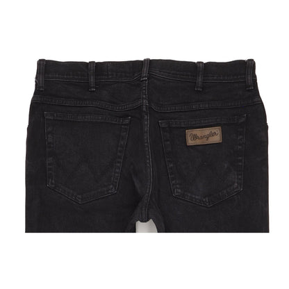 Wrangler Texas Men Black Straight Regular Jeans W35 L30