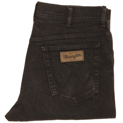 Wrangler Texas Men Black Straight Regular Jeans W35 L30