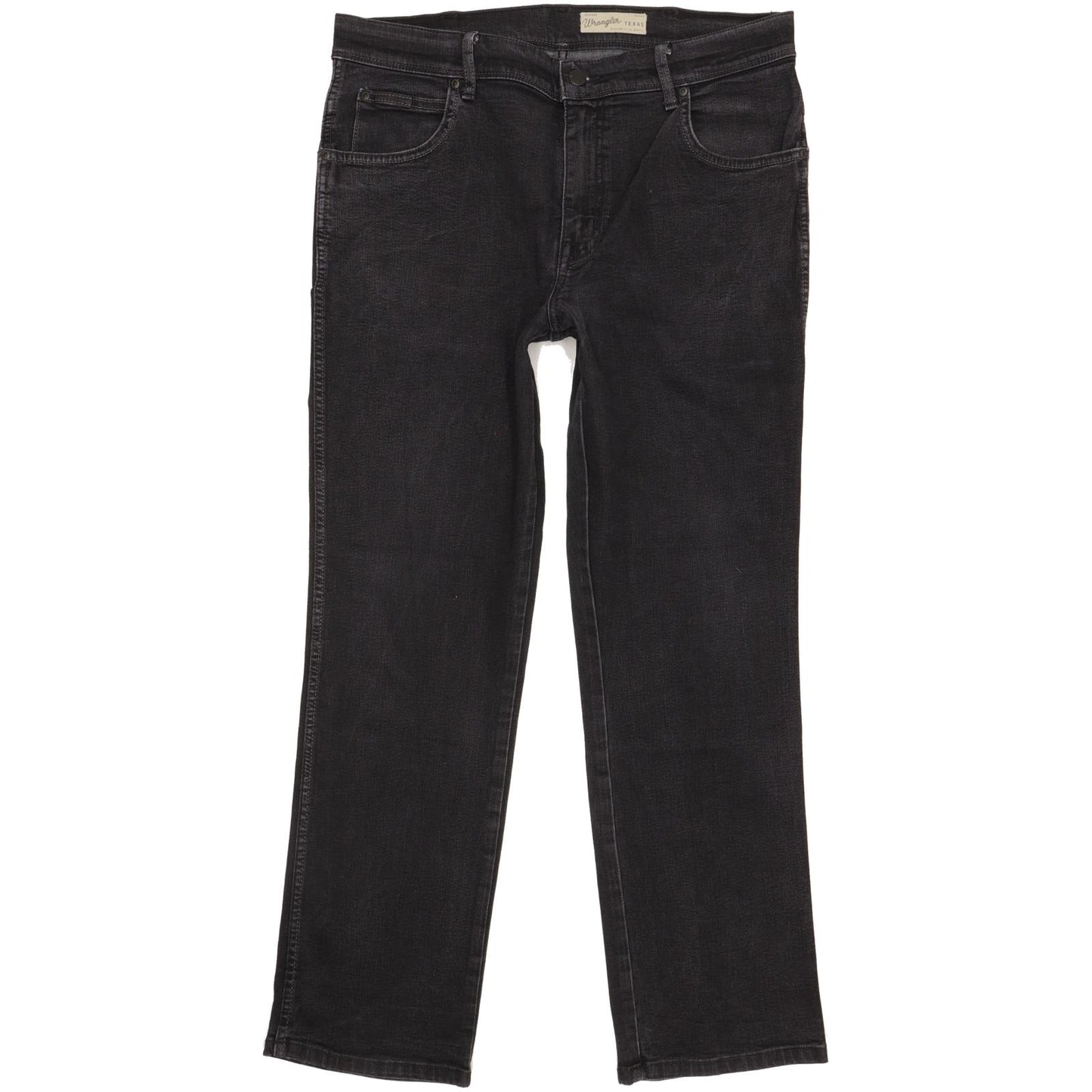 Wrangler Texas Men Black Straight Regular Jeans W34 L30