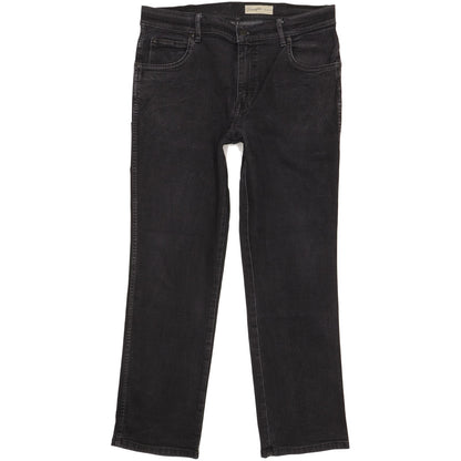 Wrangler Texas Men Black Straight Regular Jeans W34 L30