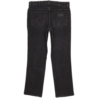 Wrangler Texas Men Black Straight Regular Jeans W34 L30