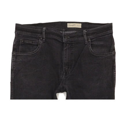 Wrangler Texas Men Black Straight Regular Jeans W34 L30