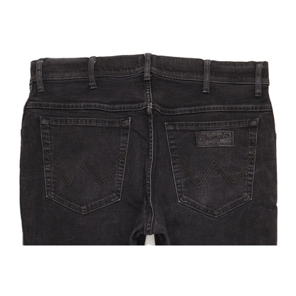 Wrangler Texas Men Black Straight Regular Jeans W34 L30