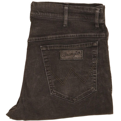 Wrangler Texas Men Black Straight Regular Jeans W34 L30