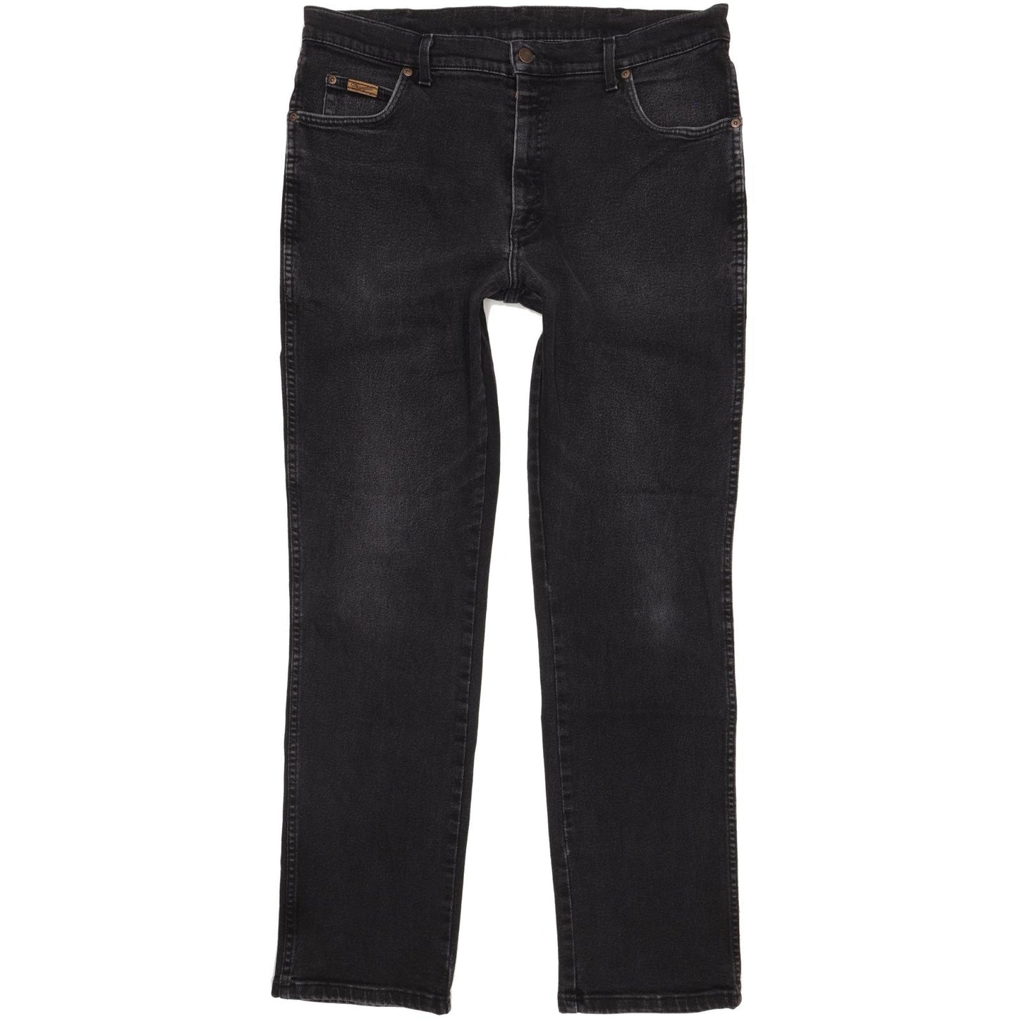Wrangler Men Black Straight Regular Jeans W36 L33