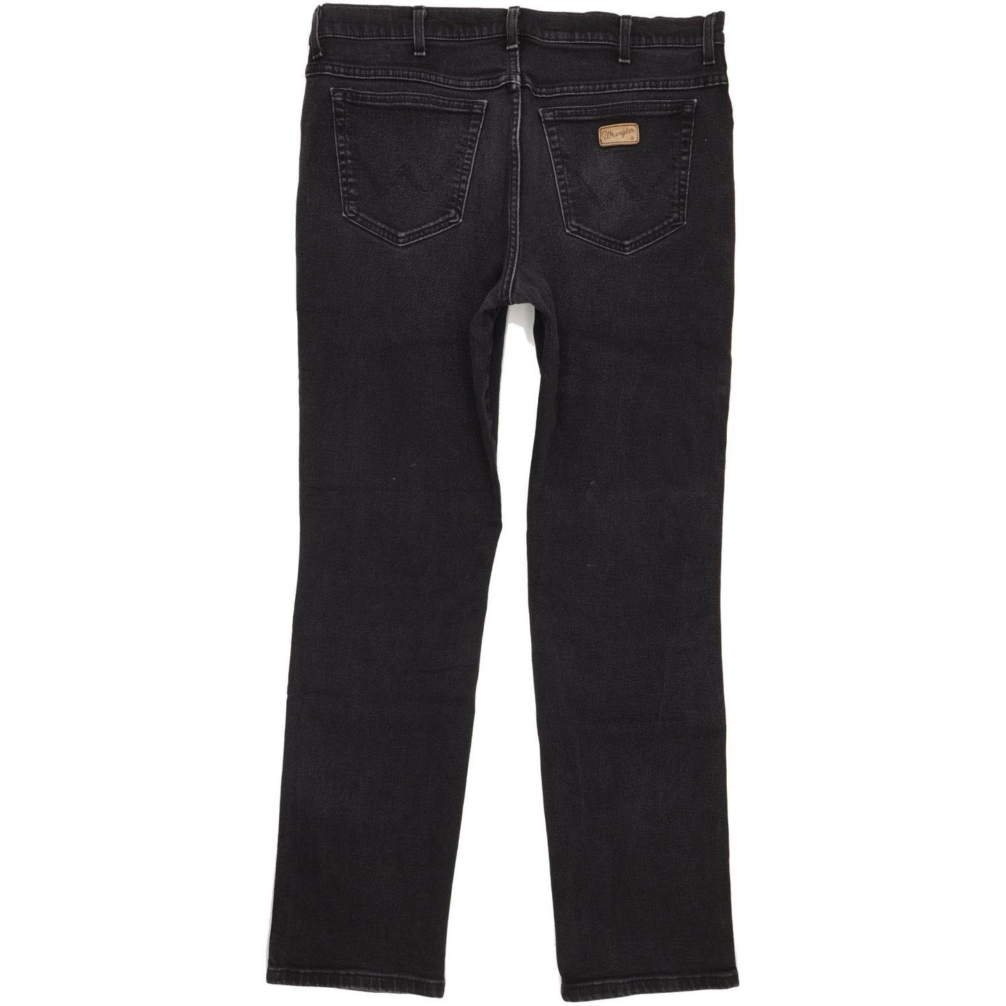 Wrangler Men Black Straight Regular Jeans W36 L33
