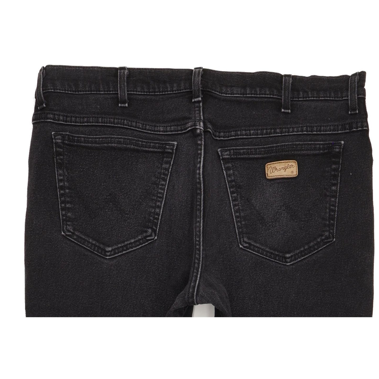 Wrangler Men Black Straight Regular Jeans W36 L33
