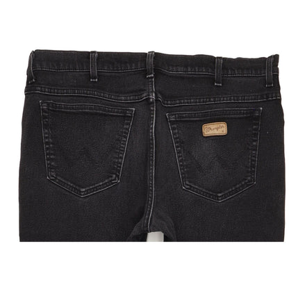 Wrangler Men Black Straight Regular Jeans W36 L33