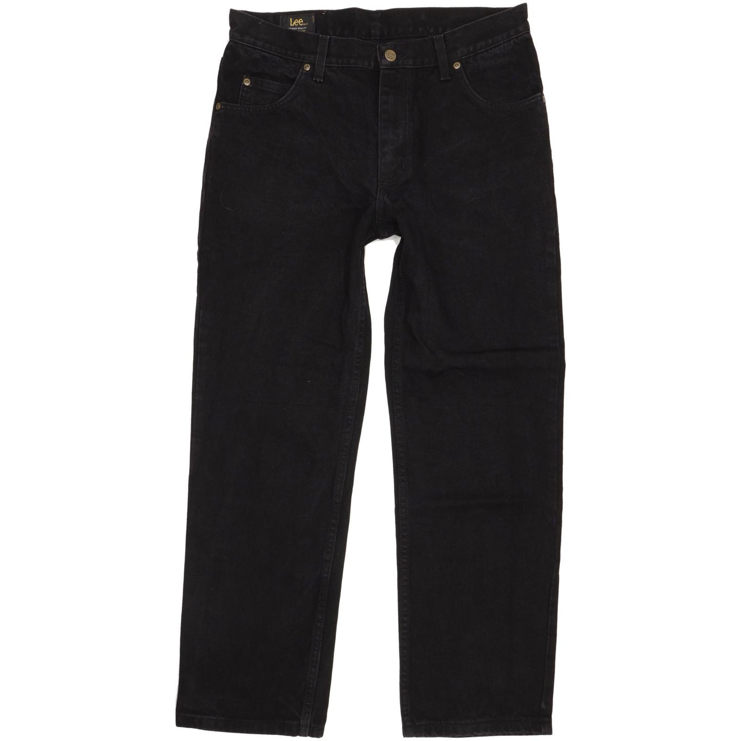 Lee Brooklyn Men Black Straight Regular Jeans W34 L30