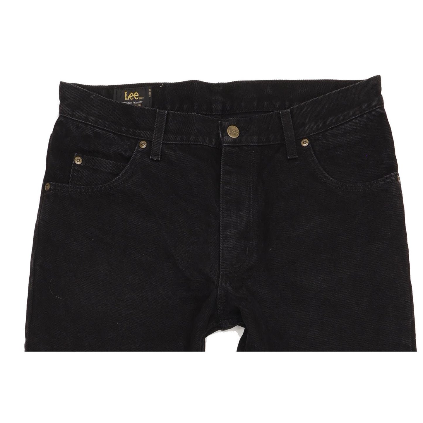 Lee Brooklyn Men Black Straight Regular Jeans W34 L30