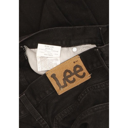 Lee Brooklyn Men Black Straight Regular Jeans W34 L30