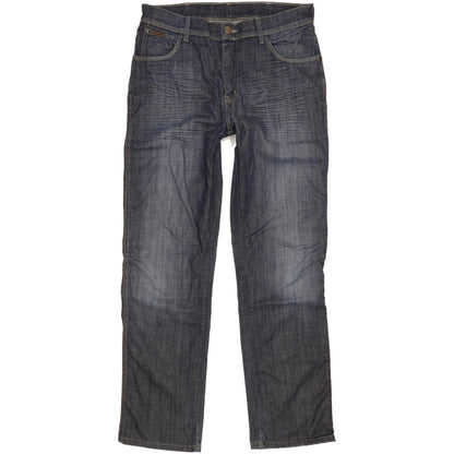 Wrangler Texas Men Blue Straight Regular Stretch Jeans W34 L32