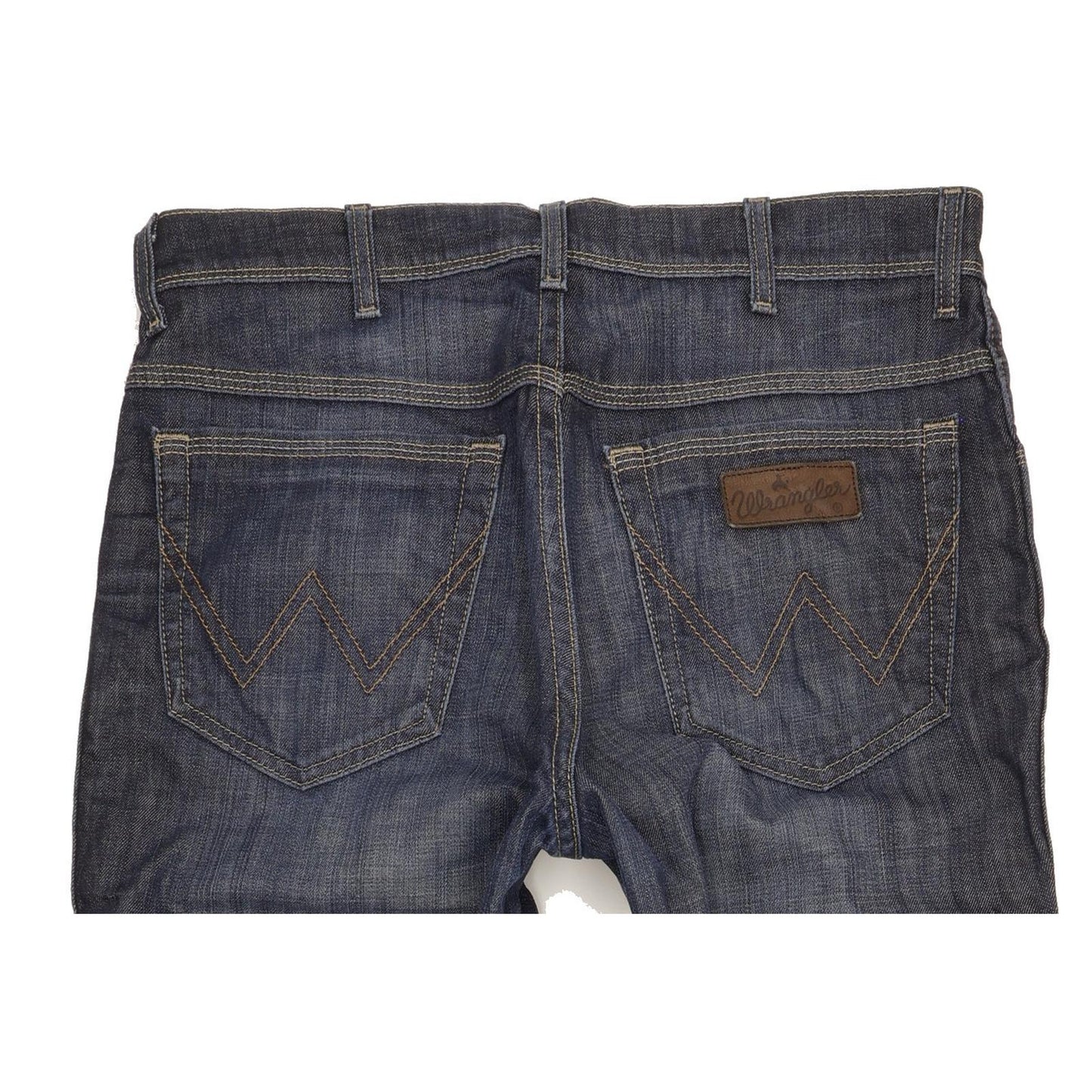 Wrangler Texas Men Blue Straight Regular Stretch Jeans W34 L32