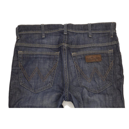 Wrangler Texas Men Blue Straight Regular Stretch Jeans W34 L32