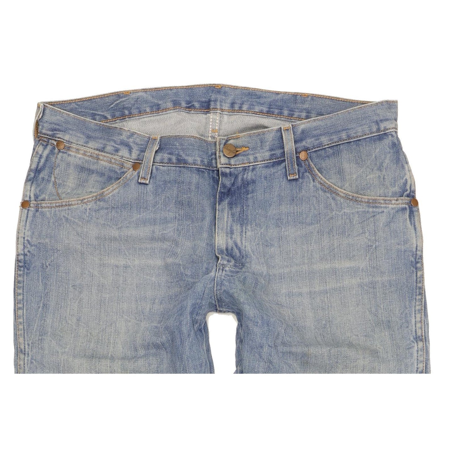 Wrangler Dayton Men Blue Straight Regular Jeans W32 L34