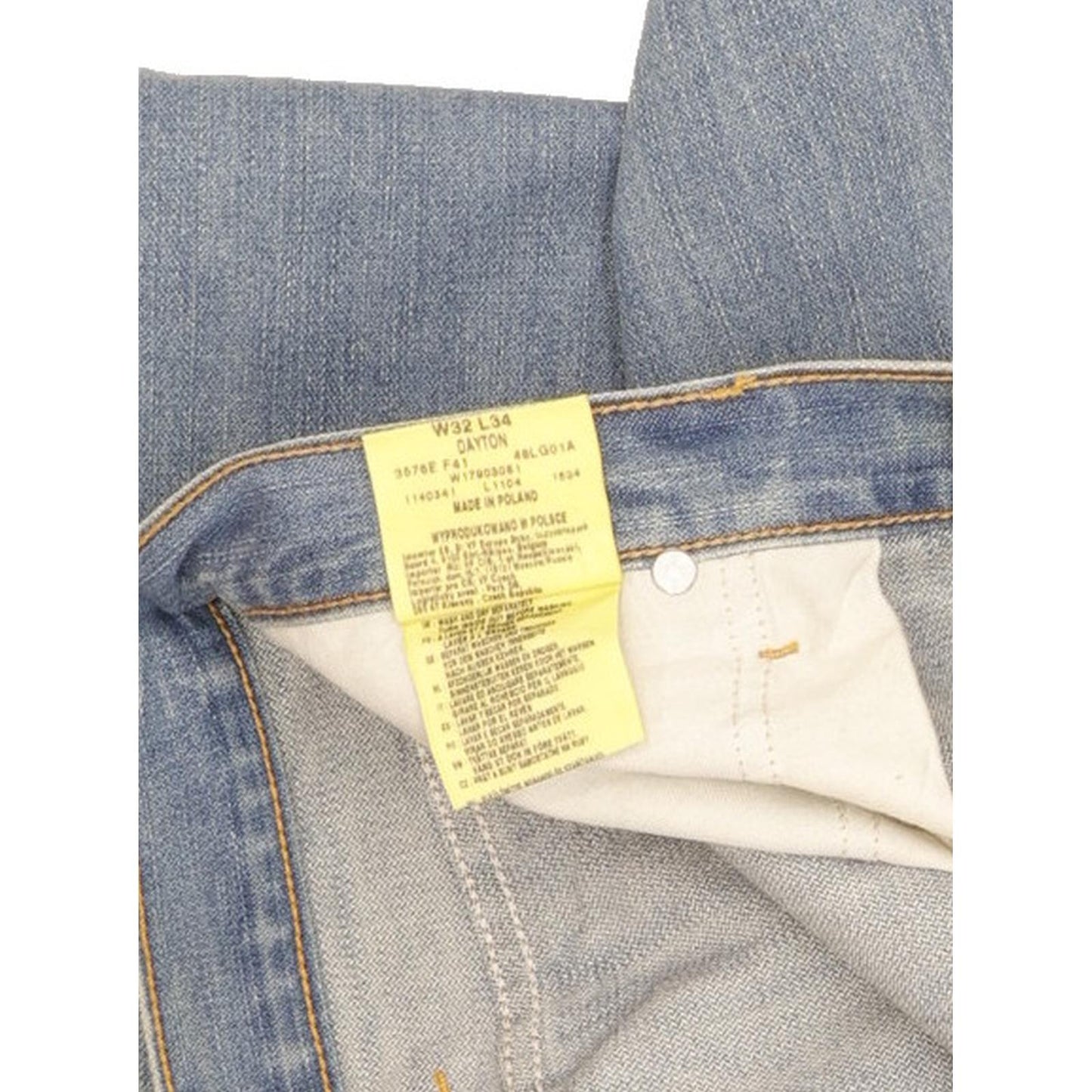 Wrangler Dayton Men Blue Straight Regular Jeans W32 L34