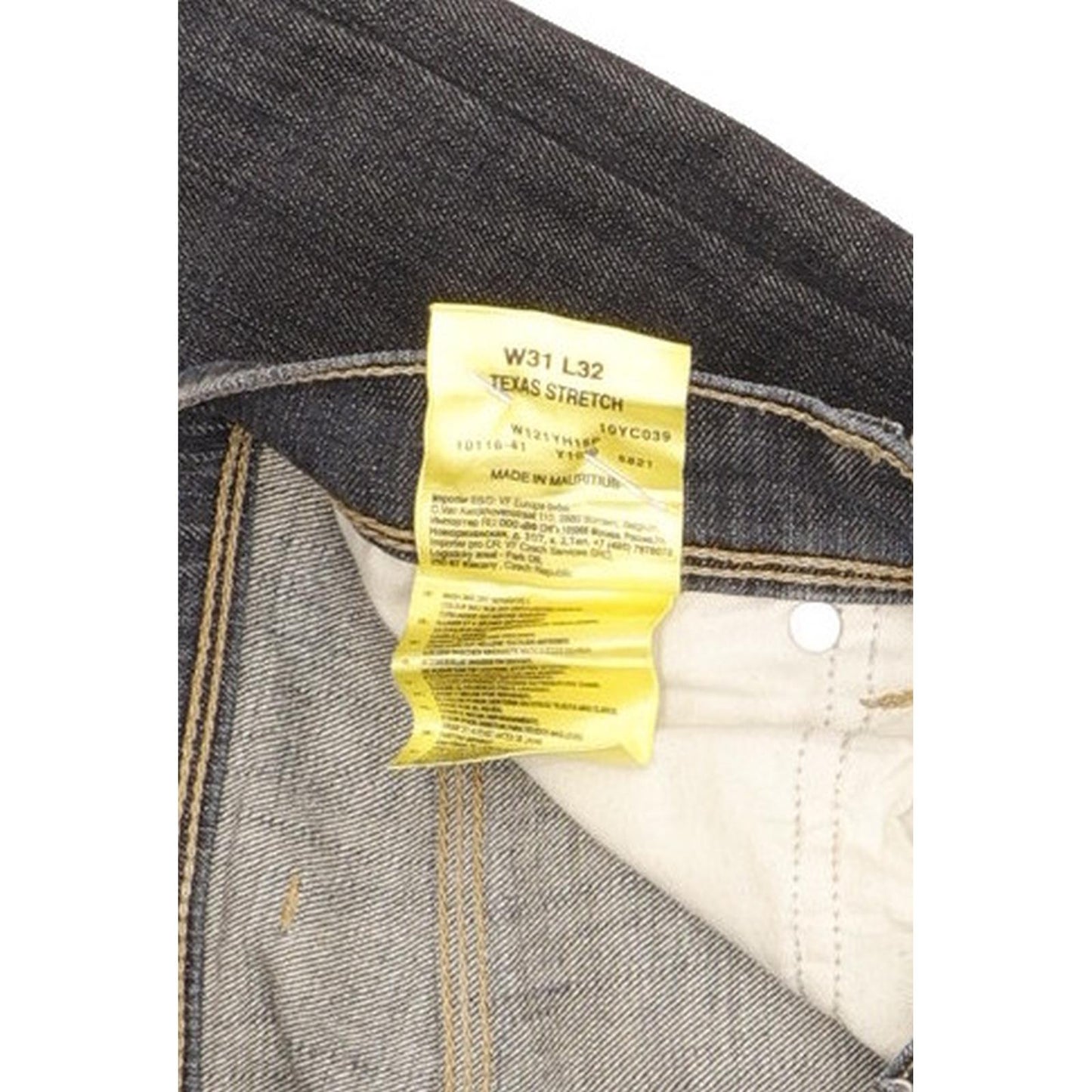 Wrangler Texas Men Blue Straight Regular Stretch Jeans W31 L32