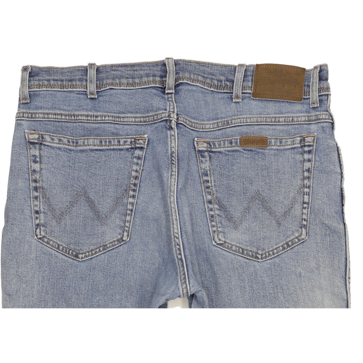 Wrangler Durable Quality Men Blue Straight Regular Stretch Jeans W36 L29
