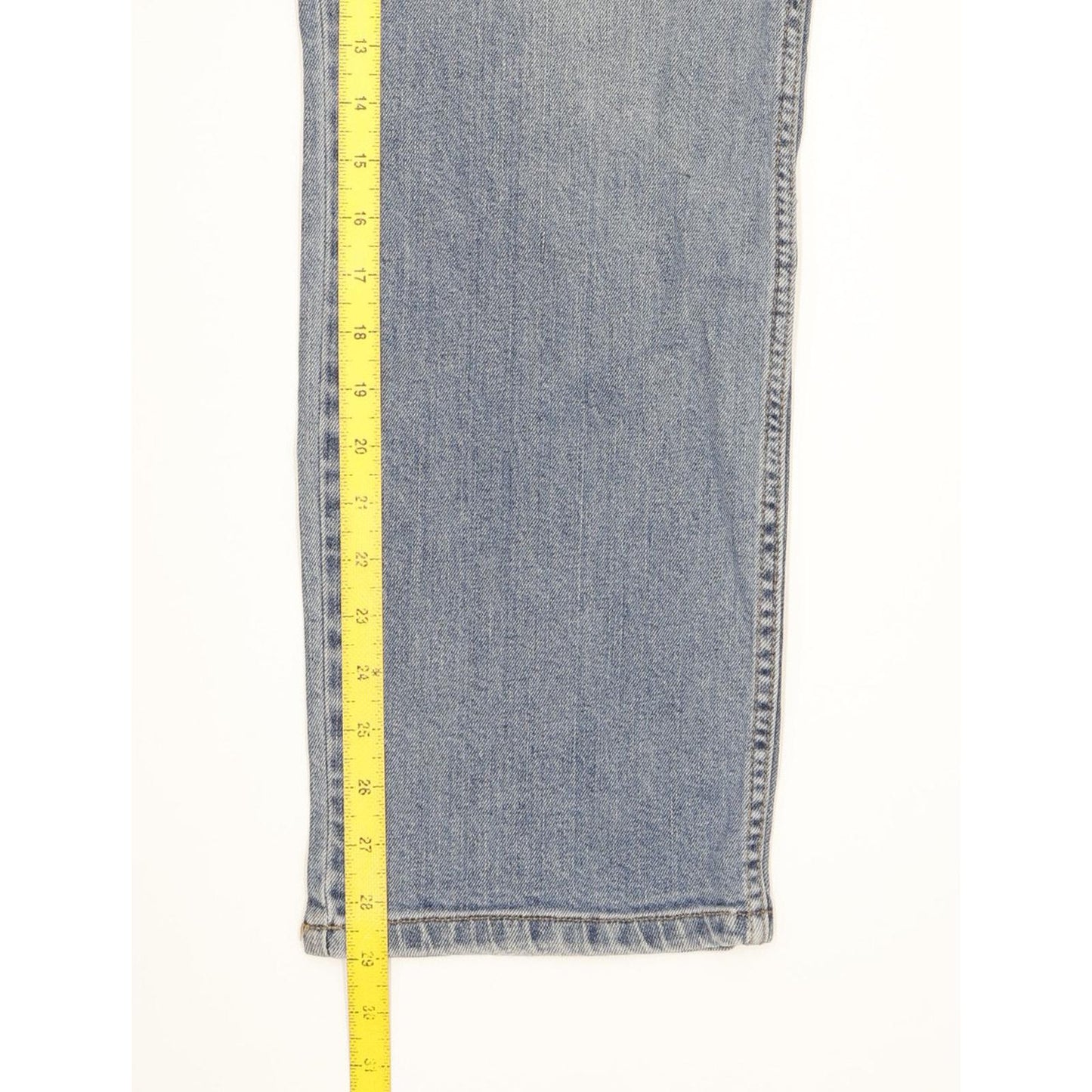 Wrangler Durable Quality Men Blue Straight Regular Stretch Jeans W36 L29