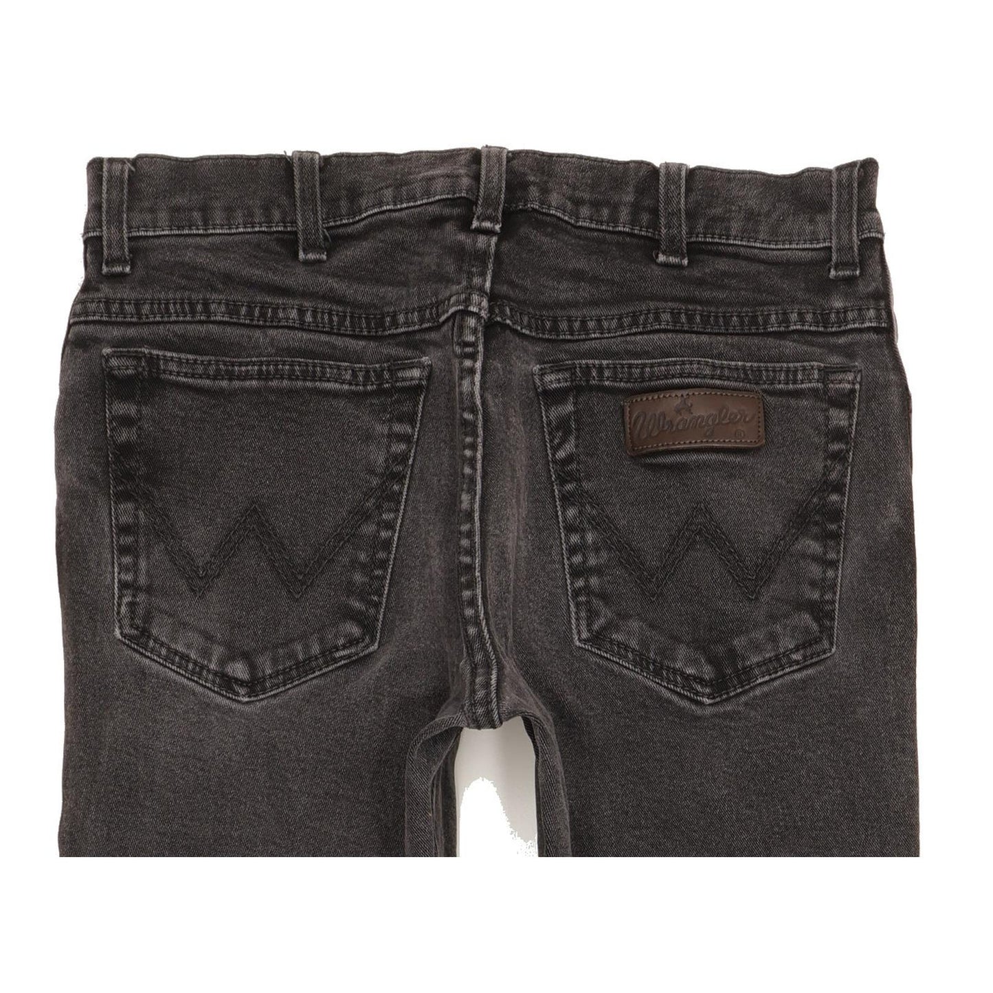 Wrangler Texas Men Black Straight Regular Stretch Jeans W34 L34