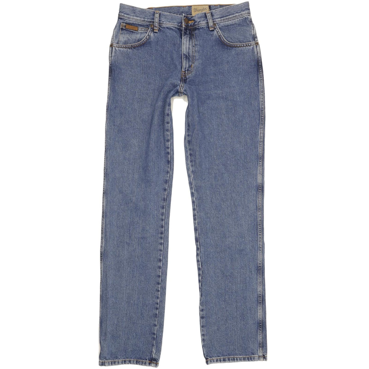 Wrangler Texas Men Blue Straight Regular Jeans W33 L35