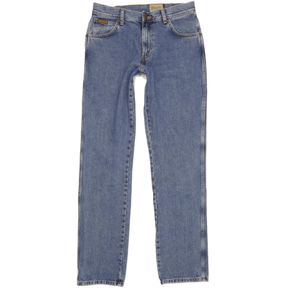 Wrangler Texas Men Blue Straight Regular Jeans W33 L35