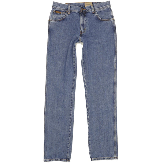 Wrangler Texas Men Blue Straight Regular Jeans W33 L35