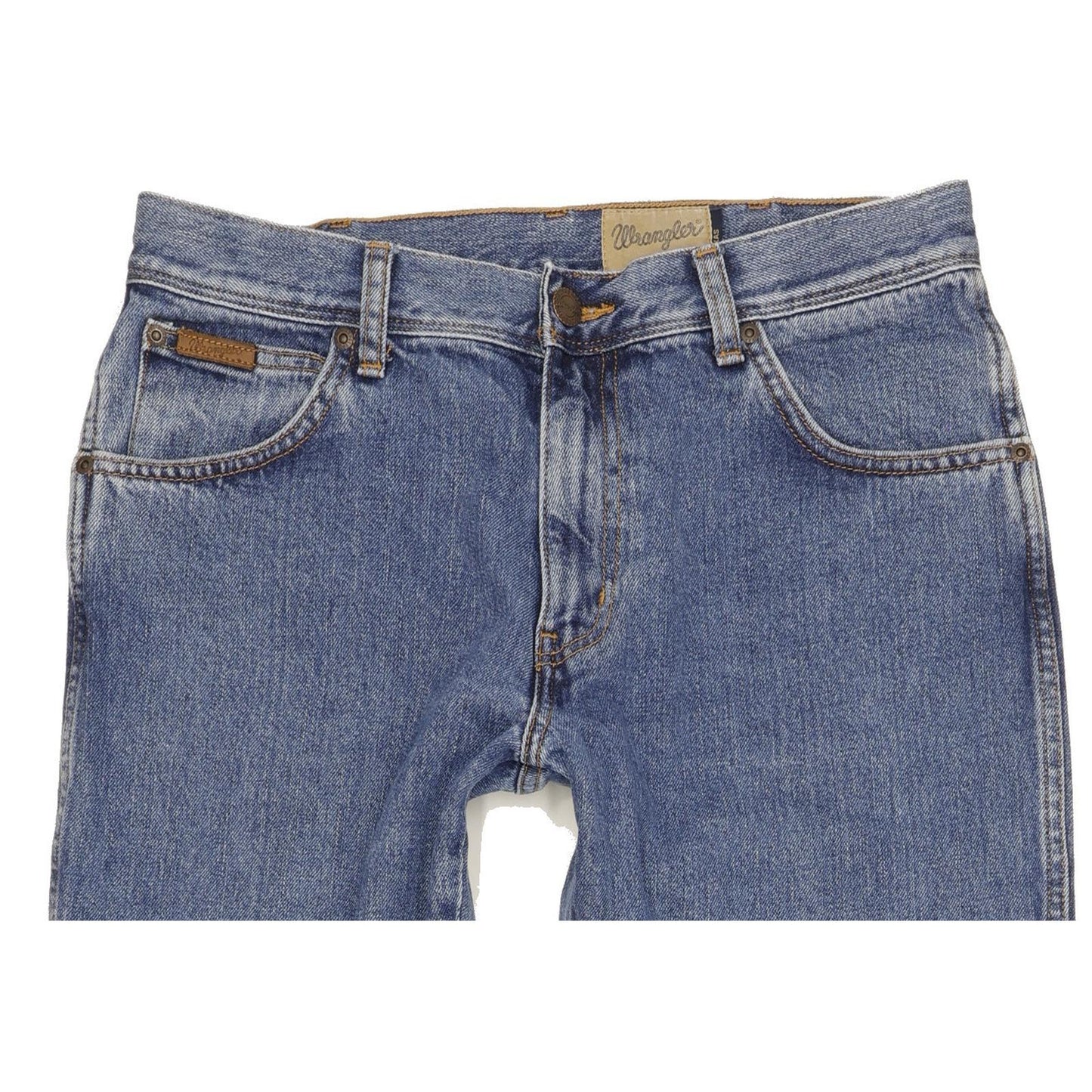 Wrangler Texas Men Blue Straight Regular Jeans W33 L35