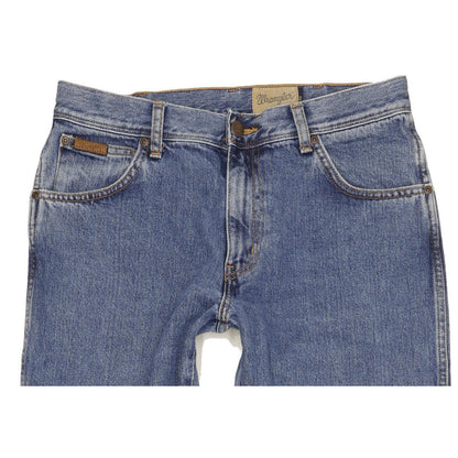 Wrangler Texas Men Blue Straight Regular Jeans W33 L35