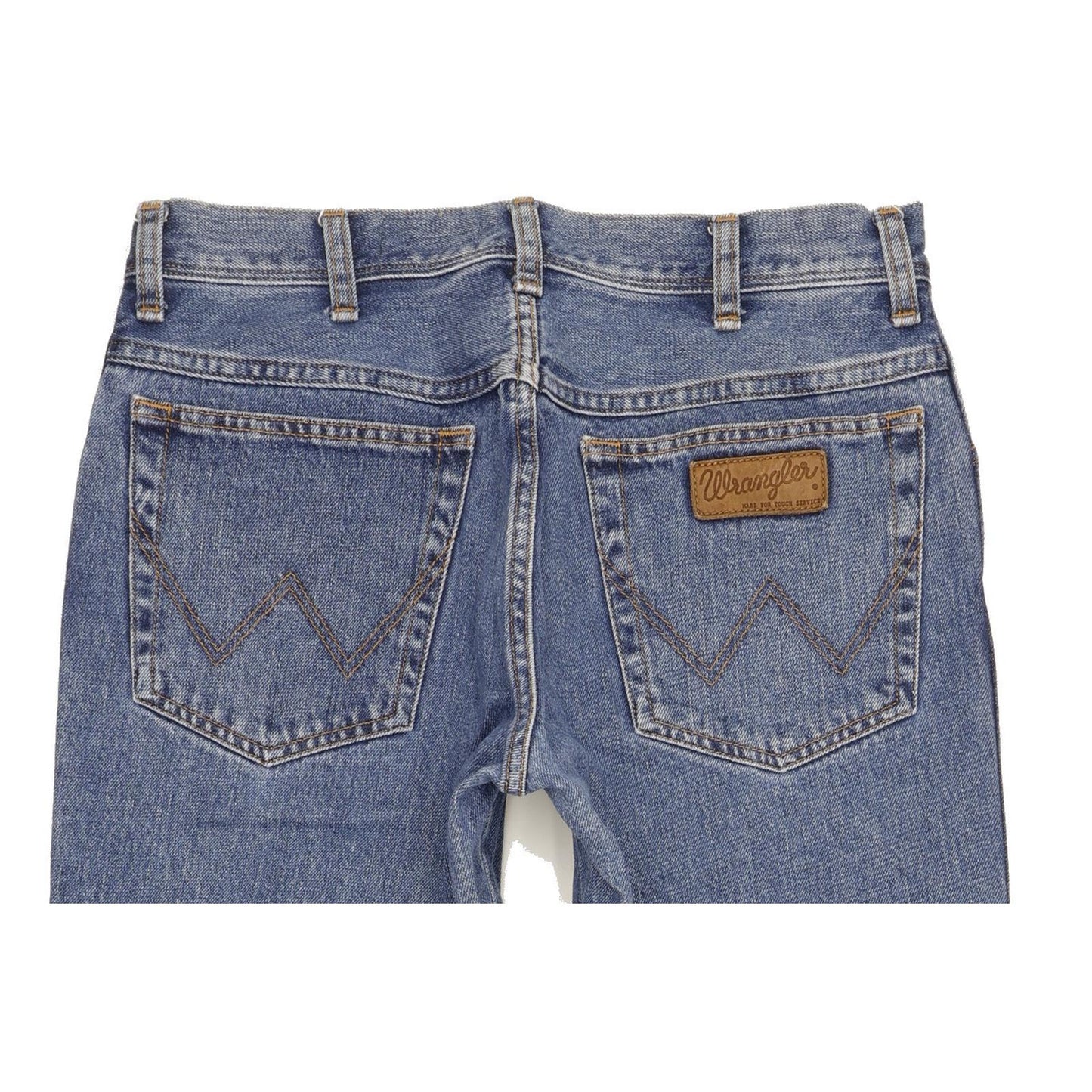 Wrangler Texas Men Blue Straight Regular Jeans W33 L35