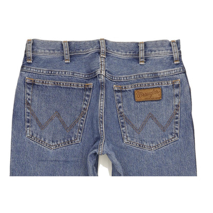 Wrangler Texas Men Blue Straight Regular Jeans W33 L35