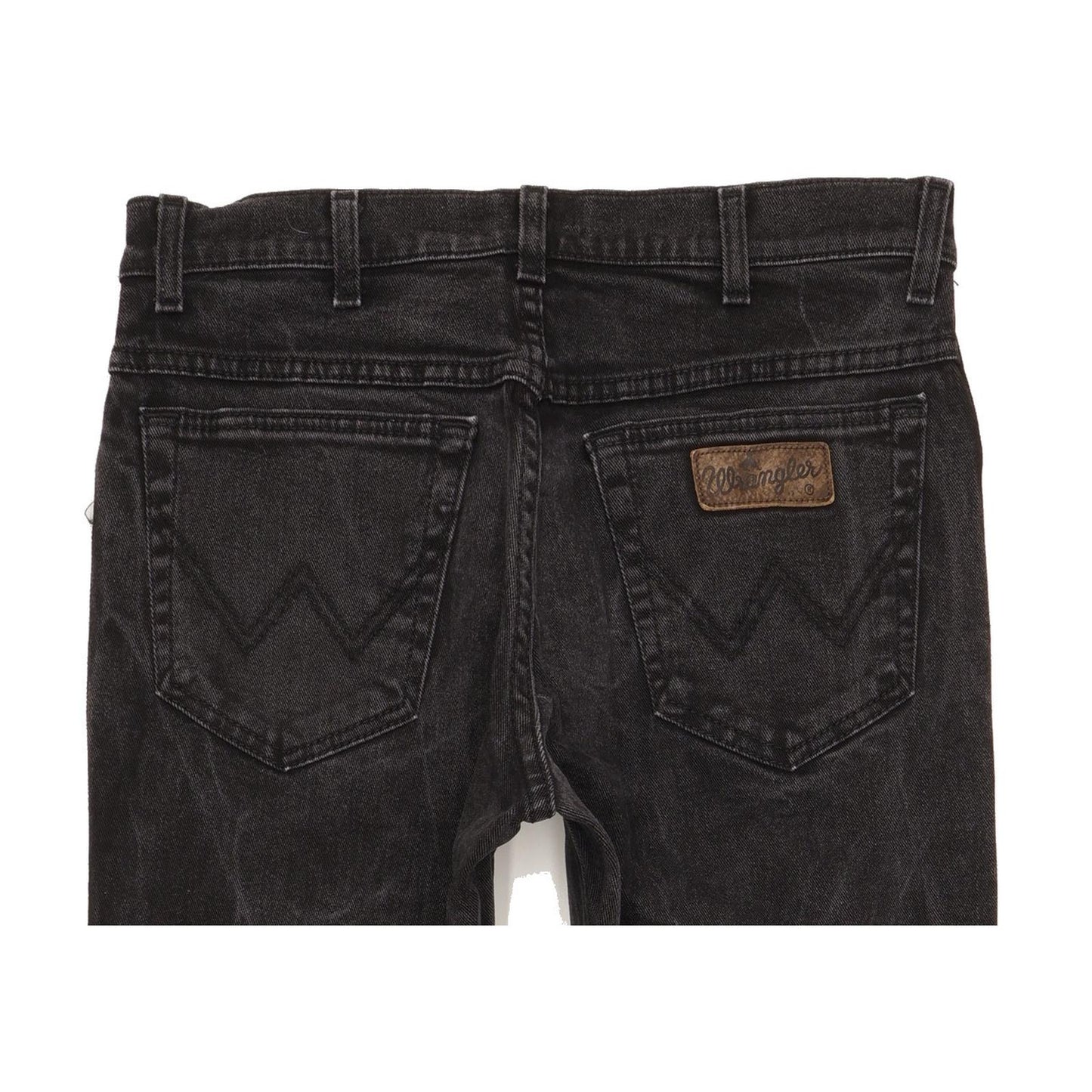 Wrangler Texas Men Black Straight Regular Stretch Jeans W32 L30