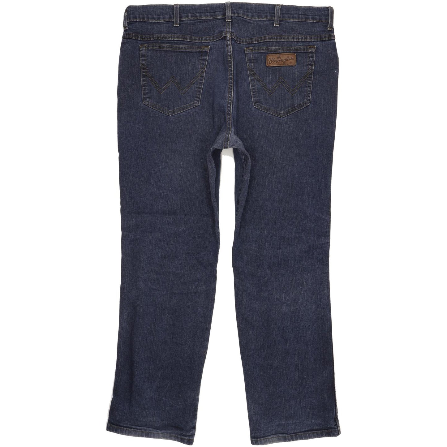 Wrangler Texas Men Blue Straight Regular Stretch Jeans W42 L32