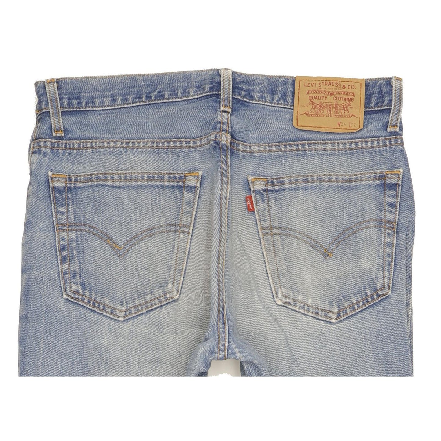Levi's Men Blue Straight Regular Jeans W34 L32