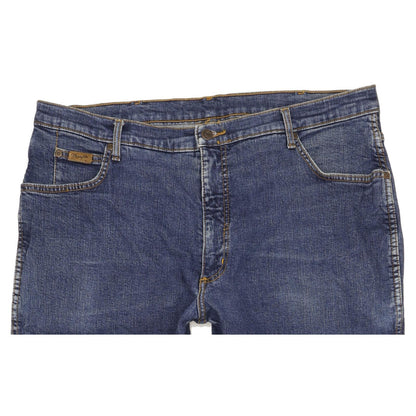 Wrangler Texas Men Blue Straight Regular Stretch Jeans W40 L30