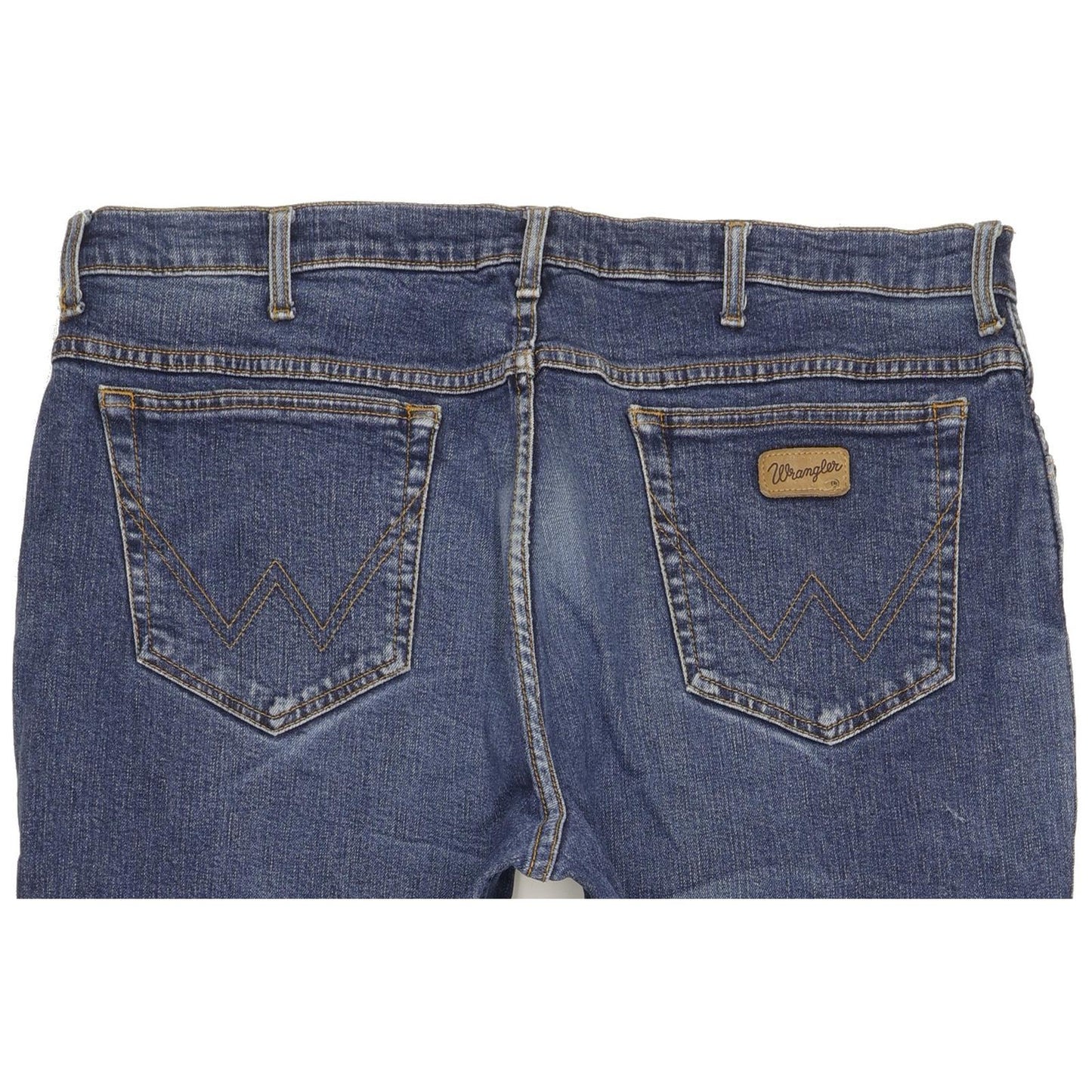 Wrangler Texas Men Blue Straight Regular Stretch Jeans W40 L30