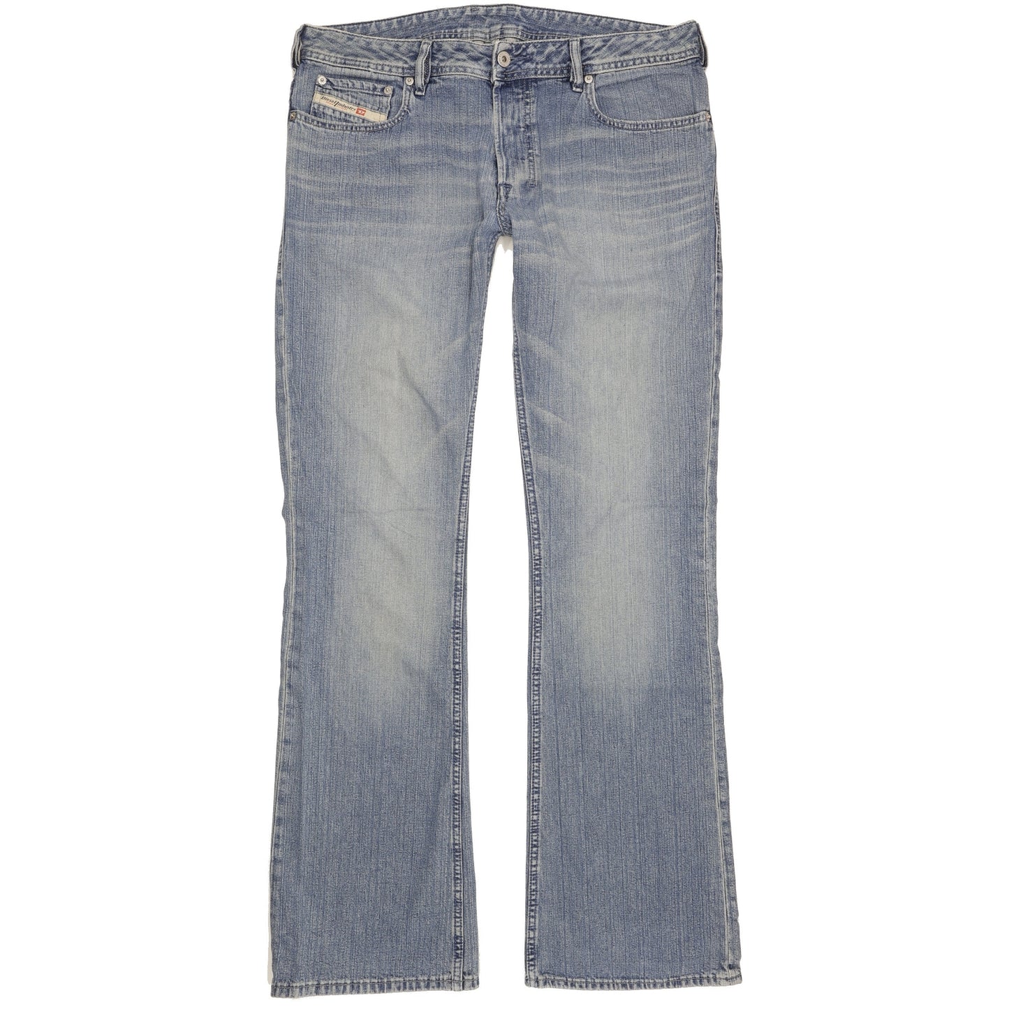 Diesel Zathan Men Blue Bootcut Regular Jeans W34 L35