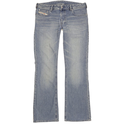 Diesel Zathan Men Blue Bootcut Regular Jeans W34 L35