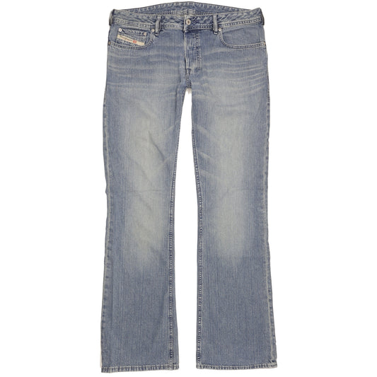 Diesel Zathan Men Blue Bootcut Regular Jeans W34 L35