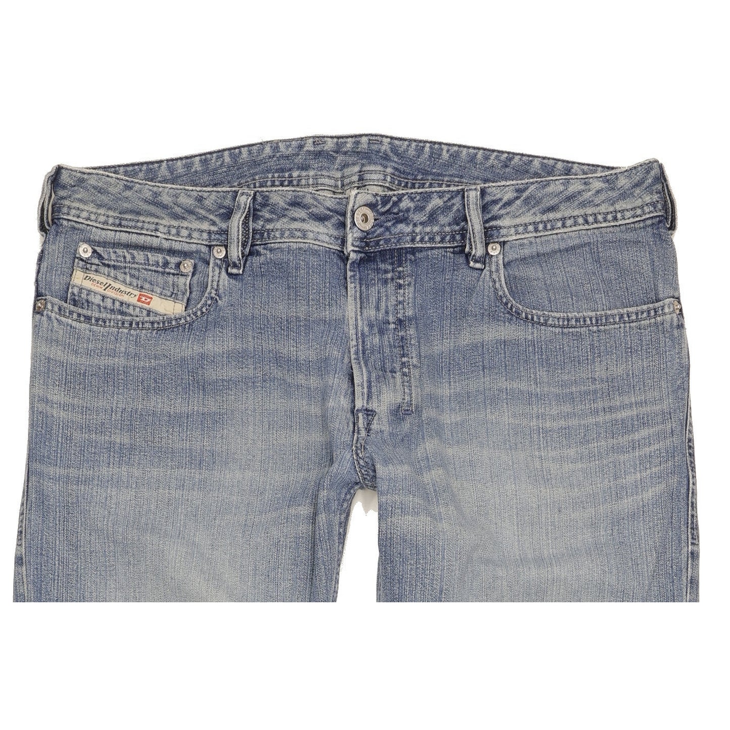 Diesel Zathan Men Blue Bootcut Regular Jeans W34 L35