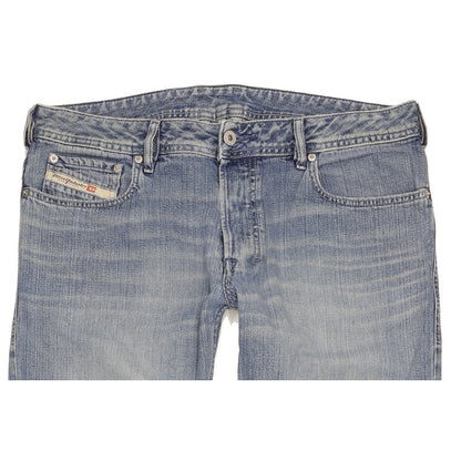 Diesel Zathan Men Blue Bootcut Regular Jeans W34 L35