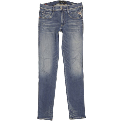 Replay Anbass Men Blue Skinny Slim Jeans W32 L34