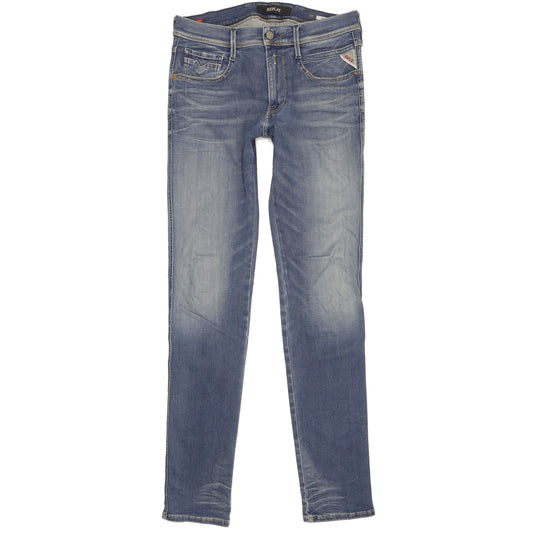 Replay Anbass Men Blue Skinny Slim Jeans W32 L34
