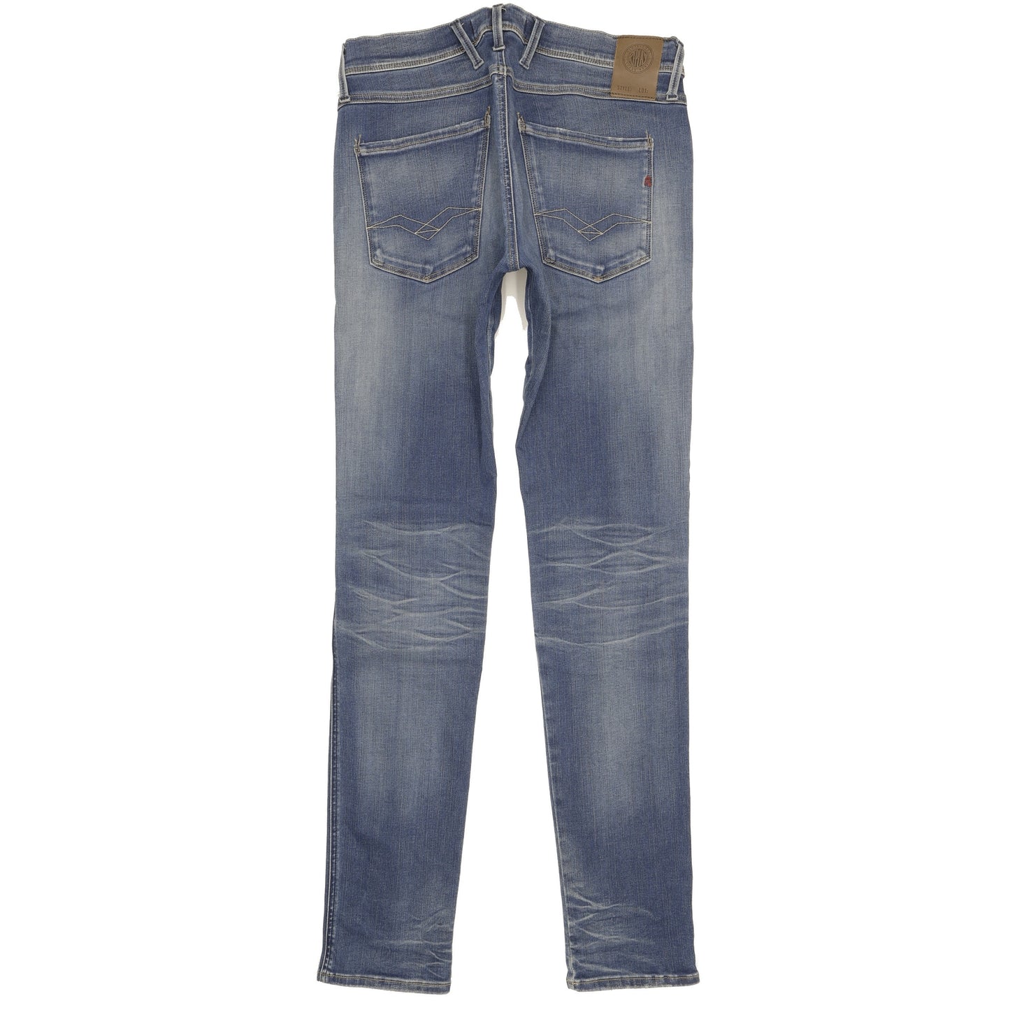 Replay Anbass Men Blue Skinny Slim Jeans W32 L34