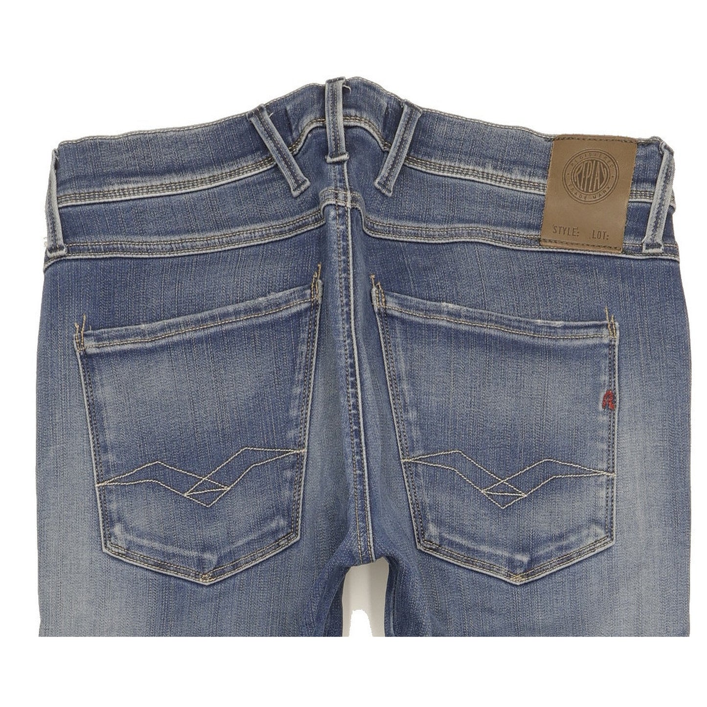 Replay Anbass Men Blue Skinny Slim Jeans W32 L34
