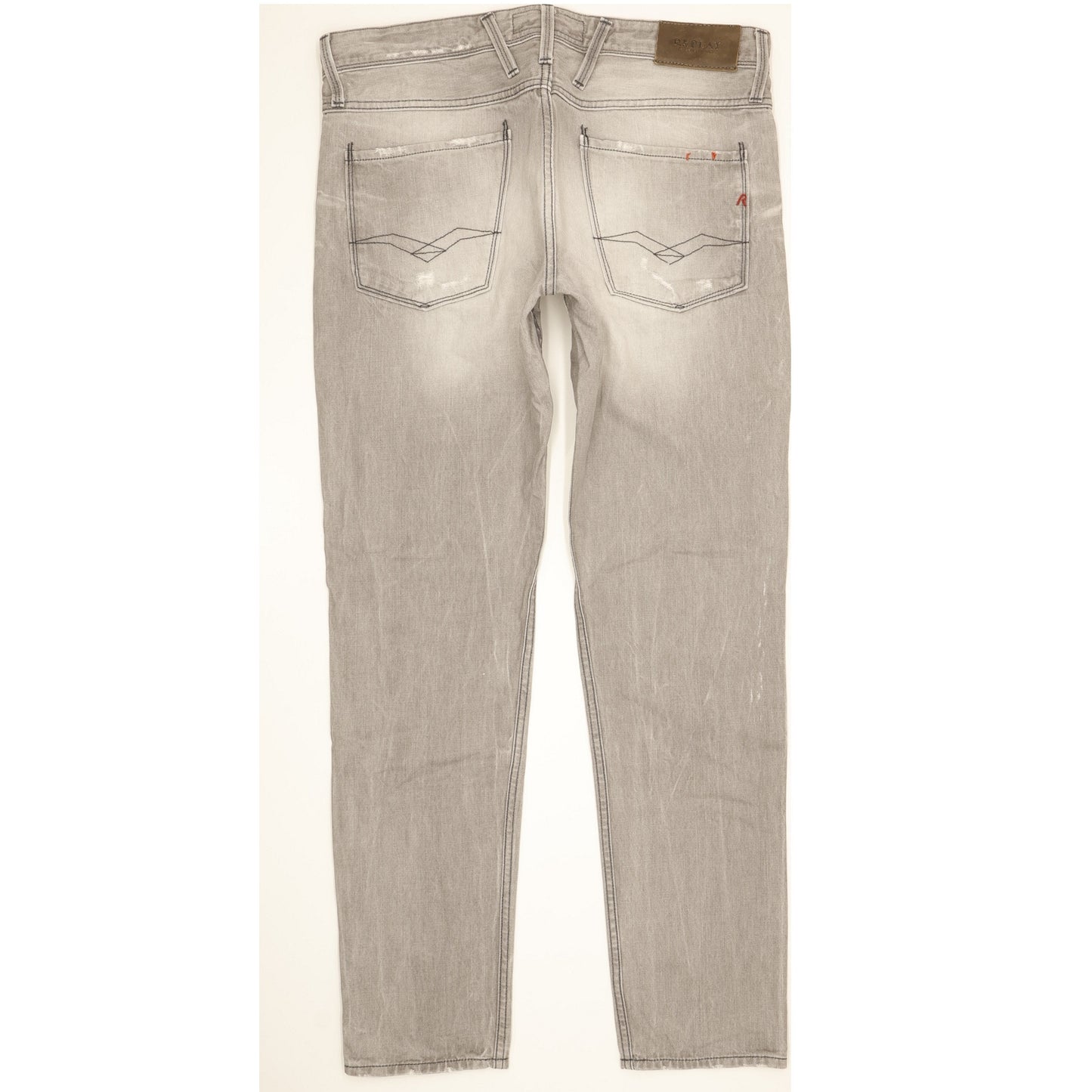 Replay Anbass Men Grey Skinny Slim Jeans W33 L31